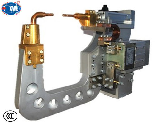 Aluminium 500V 100KVA Robot Spot Welding Gun Portable Disetujui CE