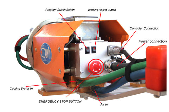 Inverter Pulse Hand Portable Resistance Spot Welder untuk Aluminium Auto Body