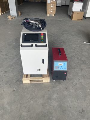 Mesin las laser serat optik stainless steel industri genggam