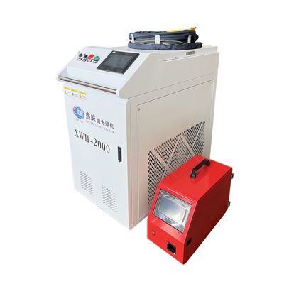 Koheren Manual Cutting Steel Handheld Fiber Laser Beam Welder 1000w Untuk Logam