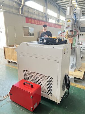 Koheren Manual Cutting Steel Handheld Fiber Laser Beam Welder 1000w Untuk Logam