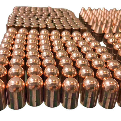 Resistance Spot Welding Tip Electrode Welding Caps Custom Untuk Mesin Las Spot