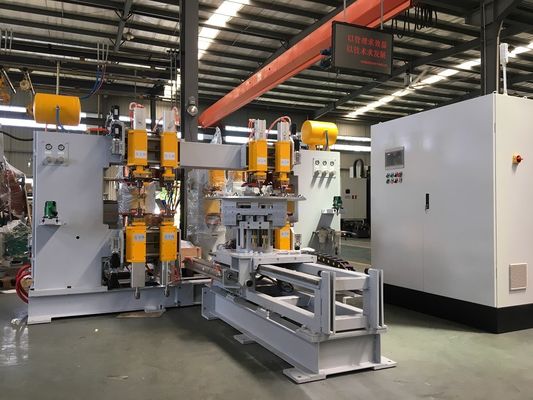 Mesin pengelasan titik multihead semi otomatis untuk mesin pengelasan