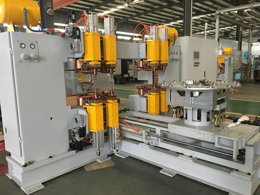 3 Phase Aluminium Spot Welders Multi Head Spot Welding Machine Otomatis