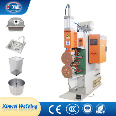 Semi Otomatis Cnc Welder Resistance Tin Can Lingkaran Side Seam Mesin Las