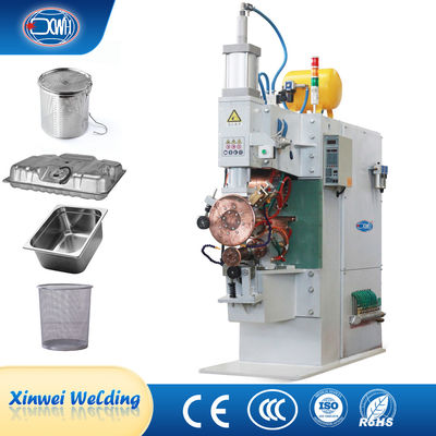 Mesin pengelasan baja tahan karat horizontal tangki air resistansi Rolling Seam