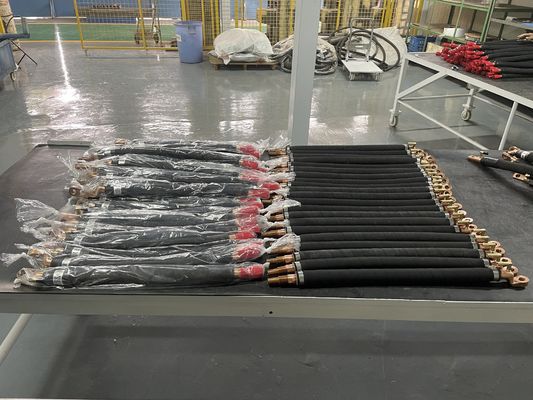 Tembaga Kabel Air Dingin Kabel sekunder Untuk Resistensi Mesin Pengelasan Spot