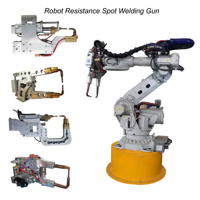 Robot Obara Aluminium Otomatis Pengelasan Pistol Resistensi Servo Robot
